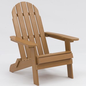 KCWS-Z1 PS wood Folding Adirondack Chair