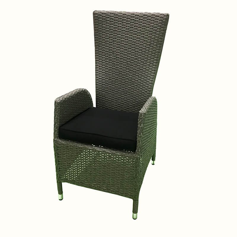 JJC3071 Steel Frame Stacking Wicker dinning Chair Featured Image