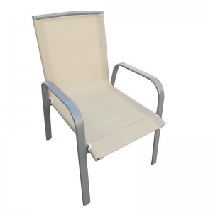 JJ302C-Taupe Kid’s steel textilene stacking chair