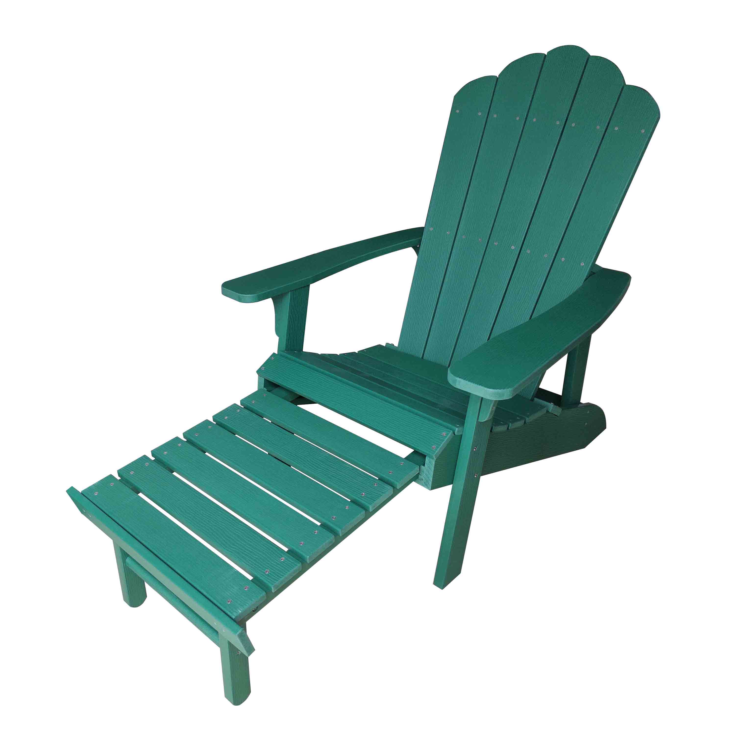 JJC14505 PS wood Adirondack chair with footrest Featured Image