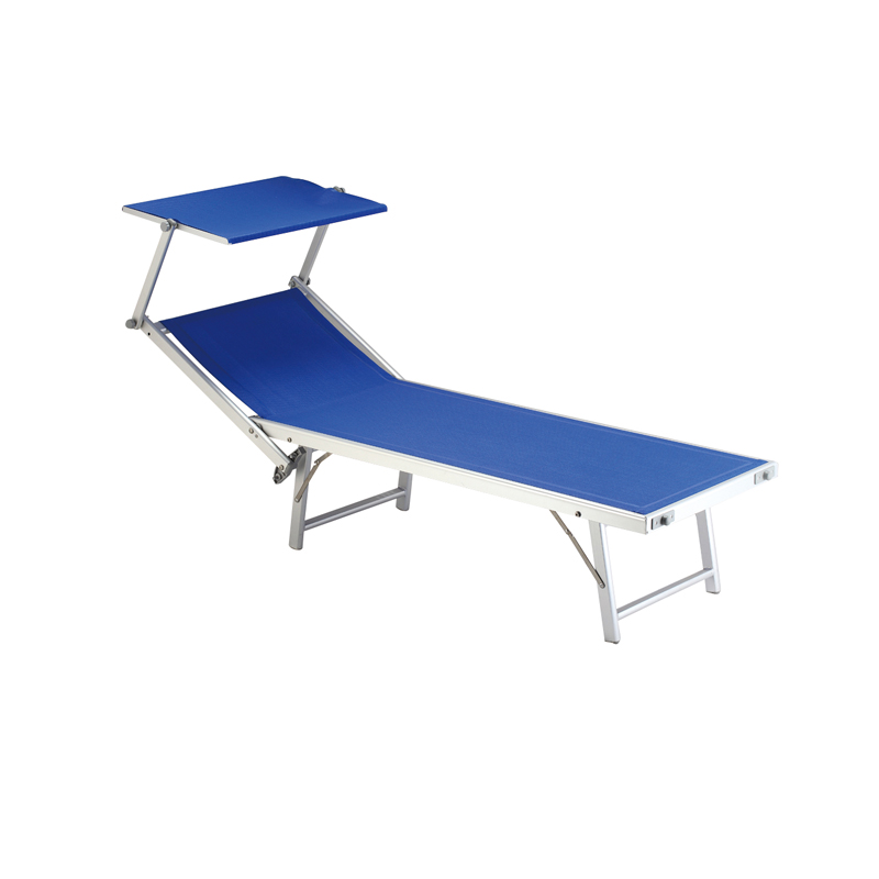 JJLXB-018W Aluminum camping adjustable lounger Featured Image