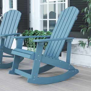 JJC14705 Outdoor Adirondack Chair With Rust Resistant Stainless Steel Hardware