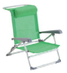JJLXS-015 Aluminum folding camping chair-adjustable back with 7 position Featured Image