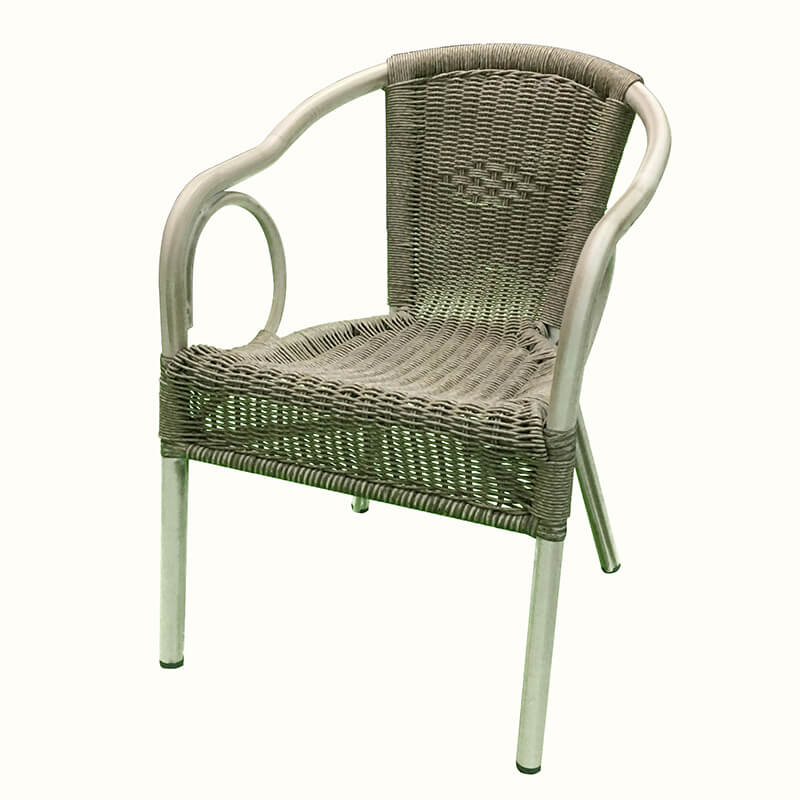 JJC241 Aluminum rattan stacking chair Featured Image