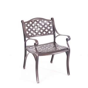 JJC 1801 Cast aluminum garden chair