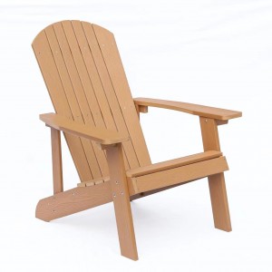 JJC14501-7 Polystyrene Adirondack Chair with 7 pcs Slats